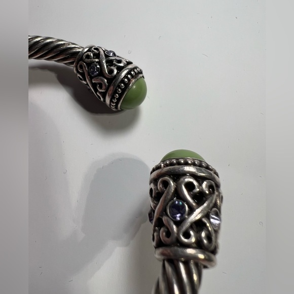 Cuff Bracelet set with matching Clip Earrings - priced as set - Picture 8 of 14